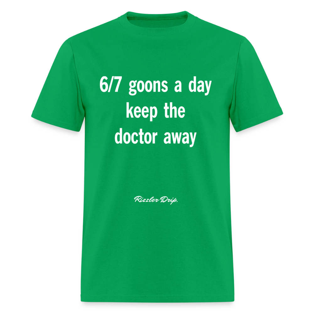 6-7 goons a day - bright green