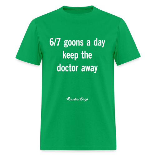6-7 goons a day - bright green
